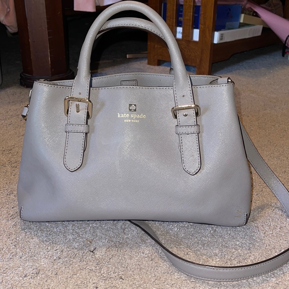 Gray Kate spade shoulder bag cross body